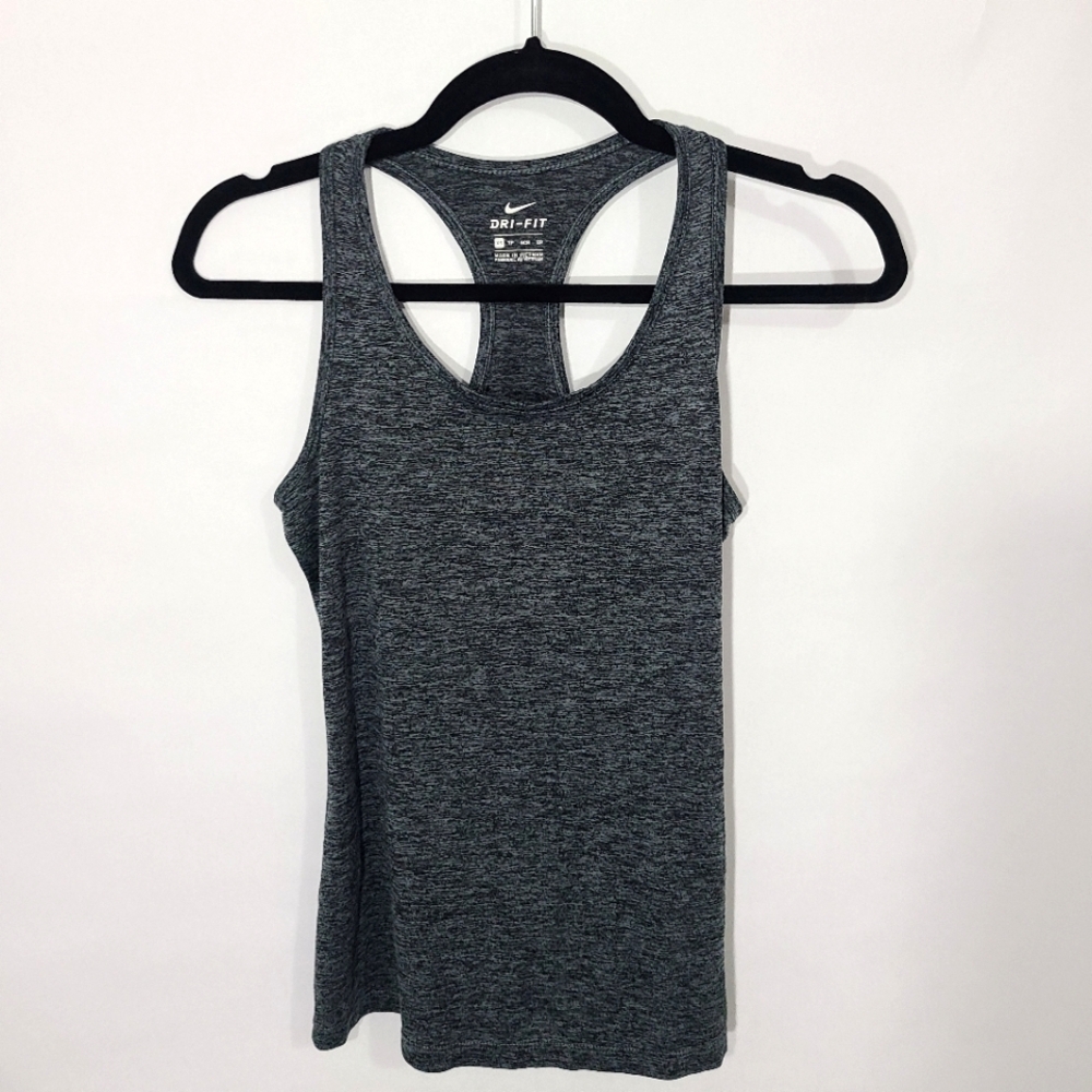 Nike Dri-Fit Women's XS Racerback Tank Gray in Color Athletic Gym Wear